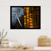  olifant Poster (Keuken)