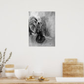 Olifant poster maat 18x24 (Keuken)