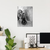 Olifant poster maat 18x24 (Thuiskantoor)