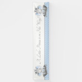 Olifant Prins Baby Shower Banner Achtergrond (Verticaal)