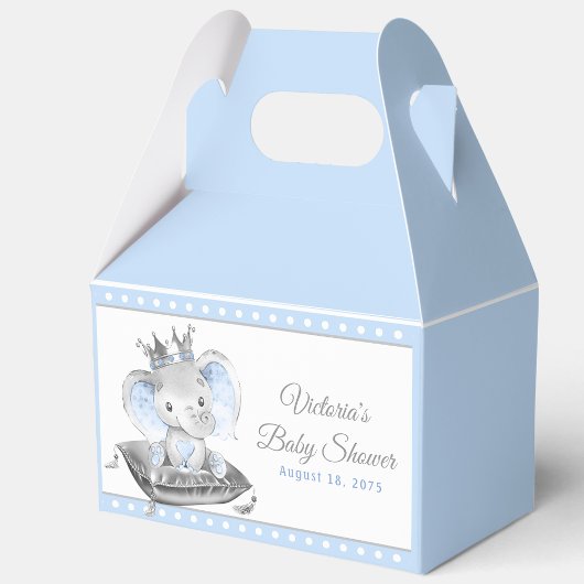 Olifant Prins Baby Shower Bedankdoosjes