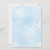 Olifant Prins Virtuele Baby Shower Uitnodiging (Achterkant)