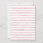 Olifant Prinses Baby Douche Uitnodigingen (Achterkant)