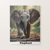 Olifant puzzel legpuzzel (Verticaal)