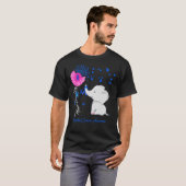 Olifant Rectaal Cancer Awareness - Rectaal Kanker T-shirt (Voorkant volledig)