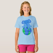 olifant redt de aarde t-shirt (Voorkant volledig)