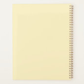 Olifant regenboog kleuren patchwork planner (Achterkant)