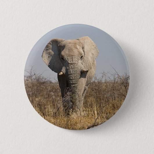 Olifant Ronde Button 5,7 Cm (Voorkant)