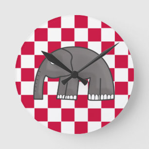 olifant ronde klok