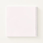 Olifant Roze Bloemen 1e Verjaardag Naam Gastenboek Notitieboek (Achterkant)