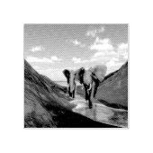 Olifant Rubberstempel (Afrduk)