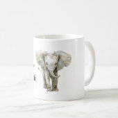 Olifant Safari Dier Koffiemok (Voorkant rechts)