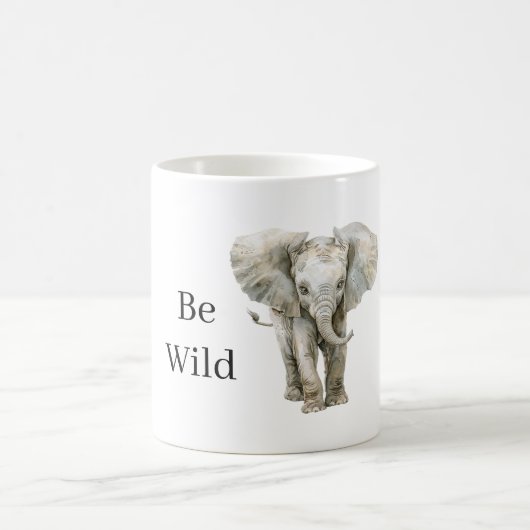 Olifant Safari Dier Koffiemok (Center)