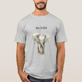 Olifant Safari Dier   T-shirt (Voorkant)