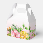 Olifant Safari Tropisch Oerwoud Baby shower Bedankdoosjes (Achterkant)