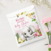 Olifant Safari Tropisch Oerwoud Baby shower Bedankzakje (Gezegeld)
