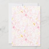 Olifant Safari Tropisch Oerwoud Baby shower Kaart (Achterkant)