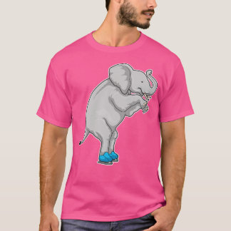 Olifant Schaatsen Ijs schaatsen 2 T-shirt