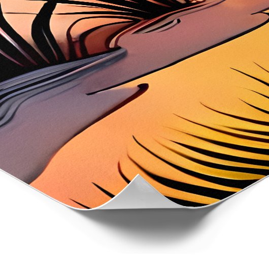 olifant schilderij india kind moeder gelukkig leve poster (Hoek)