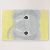 Olifant schilderij kunst legpuzzel (Horizontaal)