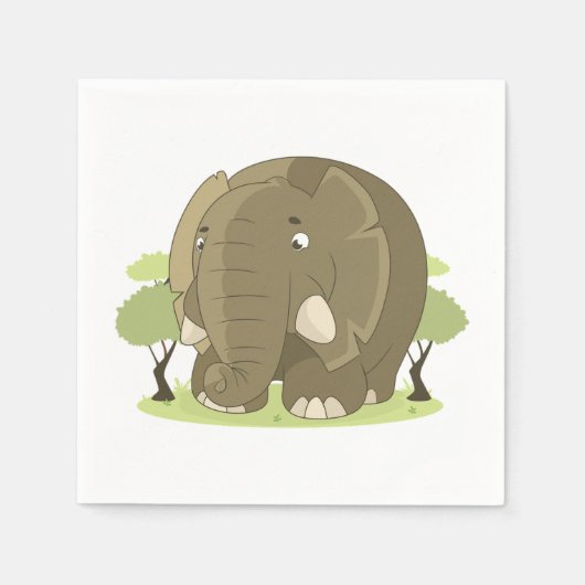 Olifant Servet (Voorkant)
