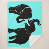 Olifant Sherpa Blanket Deken (Voorkant)