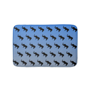 Olifant Silhouet Patroon Badmat