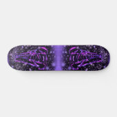 Olifant Skateboard Paarse Roze Sterrennacht (Horizontaal)
