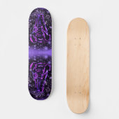 Olifant Skateboard Paarse Roze Sterrennacht (Voorkant)
