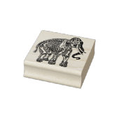 Olifant skelet botten rubberstempel (Stempel)