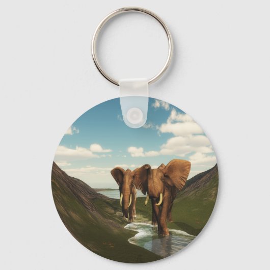 Olifant Sleutelhanger (Voorkant)