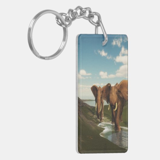 Olifant Sleutelhanger (Voorkant Links)
