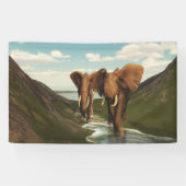Olifant Spandoek (Horizontaal)