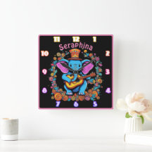 Olifant speelt gitaar in een bloemenveld