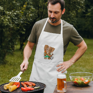 Olifant Spelen Football Standaard Schort