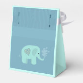 Olifant sproeit water bedankdoosjes (Achterkant)