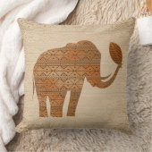 Olifant Stamkunst Ontwerp Kussen (Deken)