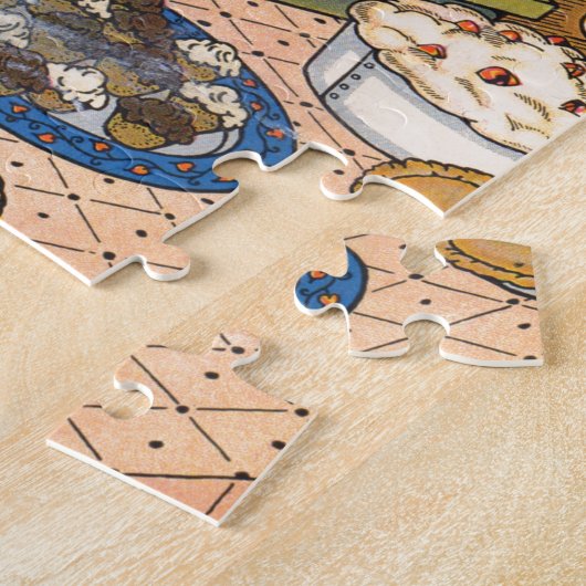 olifant steekt zijn hoofd door het raam legpuzzel (Zijkant)