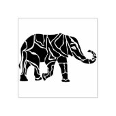 olifant stencil silhouet art stempel (Afrduk)