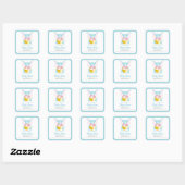 Olifant sticker voor baby's eerste boeken (Vel)