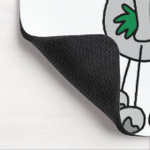 Olifant Stickfiguur Muismat (Hoek)