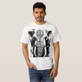 Olifant T-Shirt Collectie Tattoo Stijl Design (Voorkant volledig)