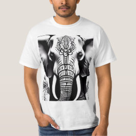 Olifant T-Shirt Collectie Tattoo Stijl Design