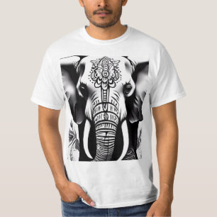 Olifant T-Shirt Collectie Tattoo Stijl Design