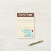 Olifant Takenlijst Boodschappen Post It Notes Cade (Op bureau)