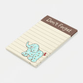 Olifant Takenlijst Boodschappen Post It Notes Cade (Schuin)