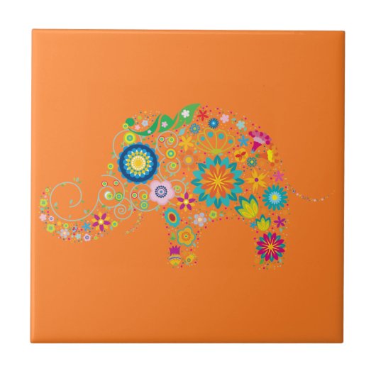  olifant tegeltje (Voorkant)