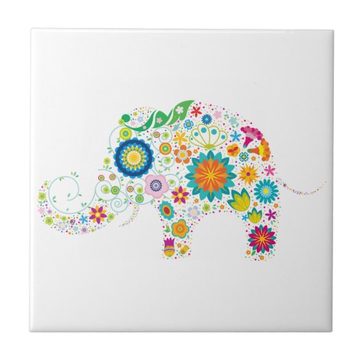  olifant tegeltje (Voorkant)