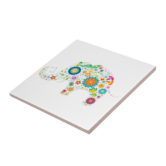  olifant tegeltje (Zijkant)