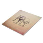  olifant tegeltje (Zijkant)